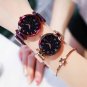 Reloj Mujer Luxury Starry Sky Women Watches Magnetic Mesh Belt Band Watch