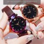 Reloj Mujer Luxury Starry Sky Women Watches Magnetic Mesh Belt Band Watch