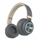 B6 Wireless Headphones Bluetooth HiFI Stereo Headphone Foldable Headset LED