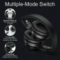 B6 Wireless Headphones Bluetooth HiFI Stereo Headphone Foldable Headset LED