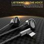 Metal Corded Headset wired Earphone Gaming WIred Headphone type-c IN-EAR
