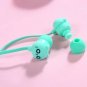 Cute Cat Wired Earphone With Mic Stereo Earbuds with Earphone Case For Xiaomi