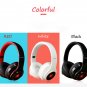 Earphone bluetooth 4.1 wireless HIFI Seven-color LED over ear headset