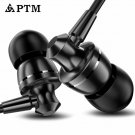 Earphone PTM Noise Canceling Headphone HD HiFi Headset Super Bass Stereo