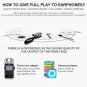 Adjustable wired headset Headphones 3.5mm round interface Ear Headsets Bass HD