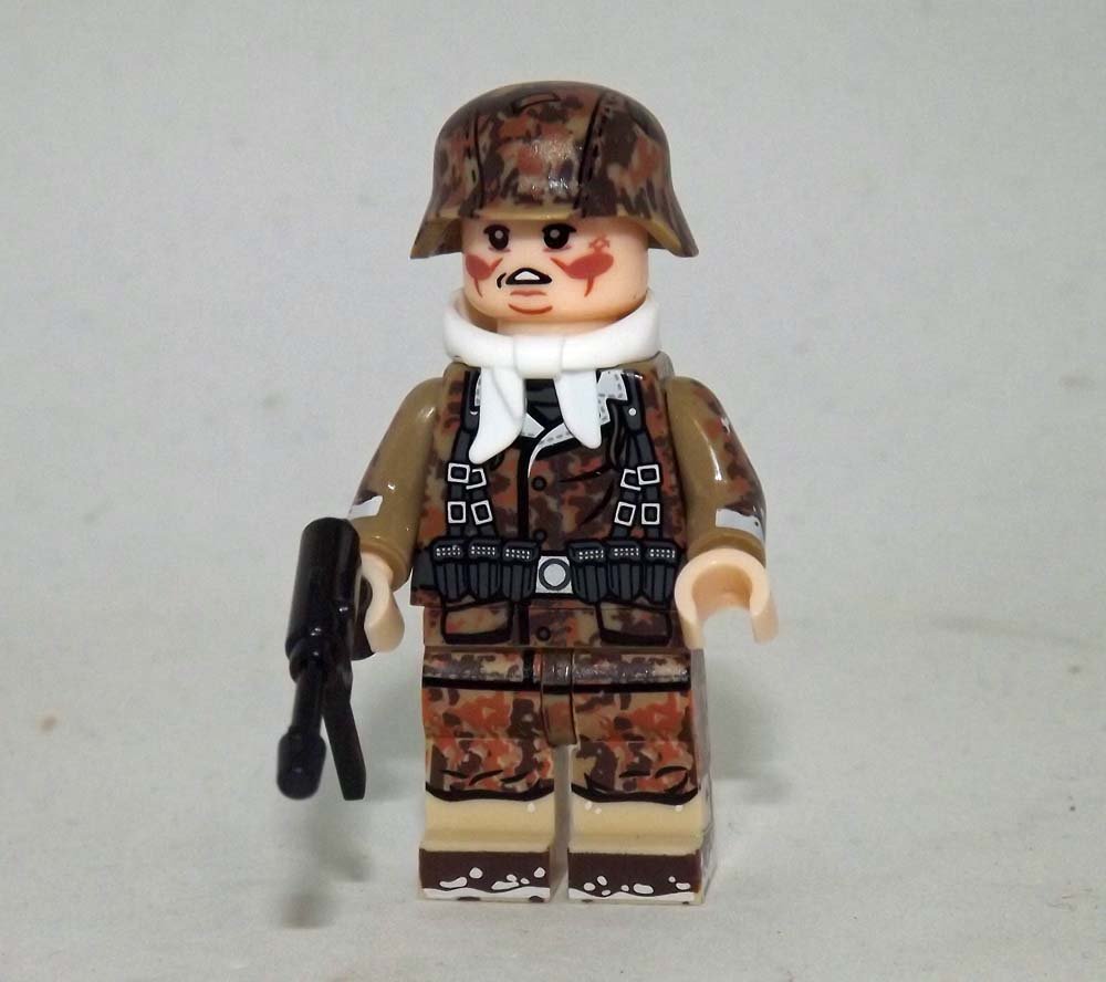 German Wehrmacht Ww2 Army Camo Scarf Minifigure 1136