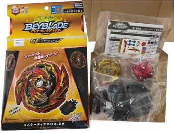 TAKARA TOMY Master Diabolos .Gn Burst Rise GT Beyblade B-155  (Rare Gold Recolor Version)