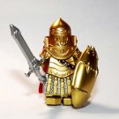 Gold medieval Armored Knight  Minifigure