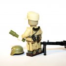 German Afrika Korps MG 42 V2 WW2 Army Minifigure