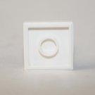 White and green Kitchen Bathroom floor tile 2X2  construction piece