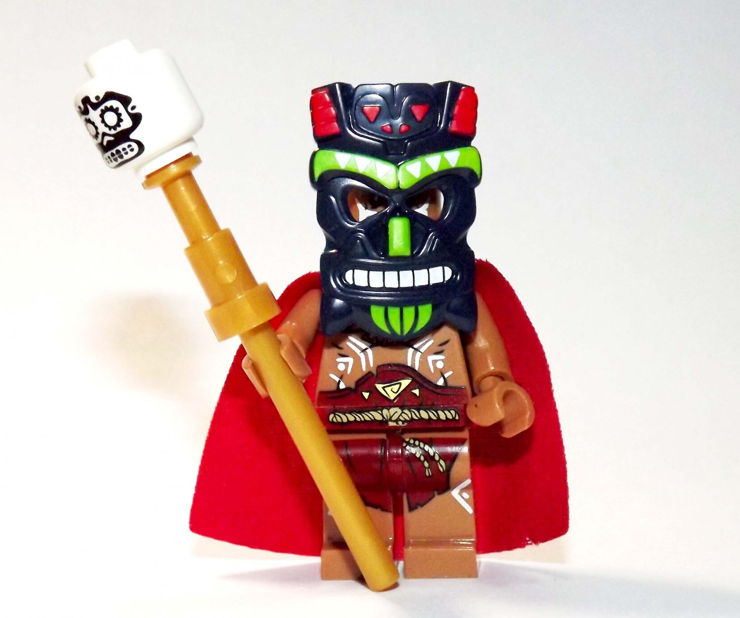 Pacific Islander Native Tiki  Minifigure