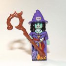 Witch Halloween with Staff Minifigure