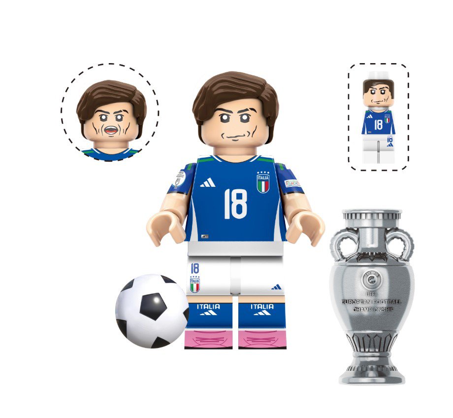 Nicolo Barella  Soccer player World Cup V3 Minifigure