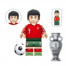 Cristiano Ronaldo Soccer player World Cup Red Green Minifigure