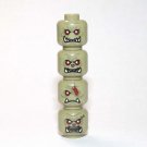 Orc Head set of 4   B  Minifigure head DIY