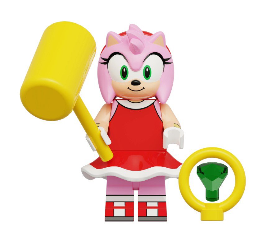 Amy Rose Sonic the Hedgehog 3 Movie Minifigure