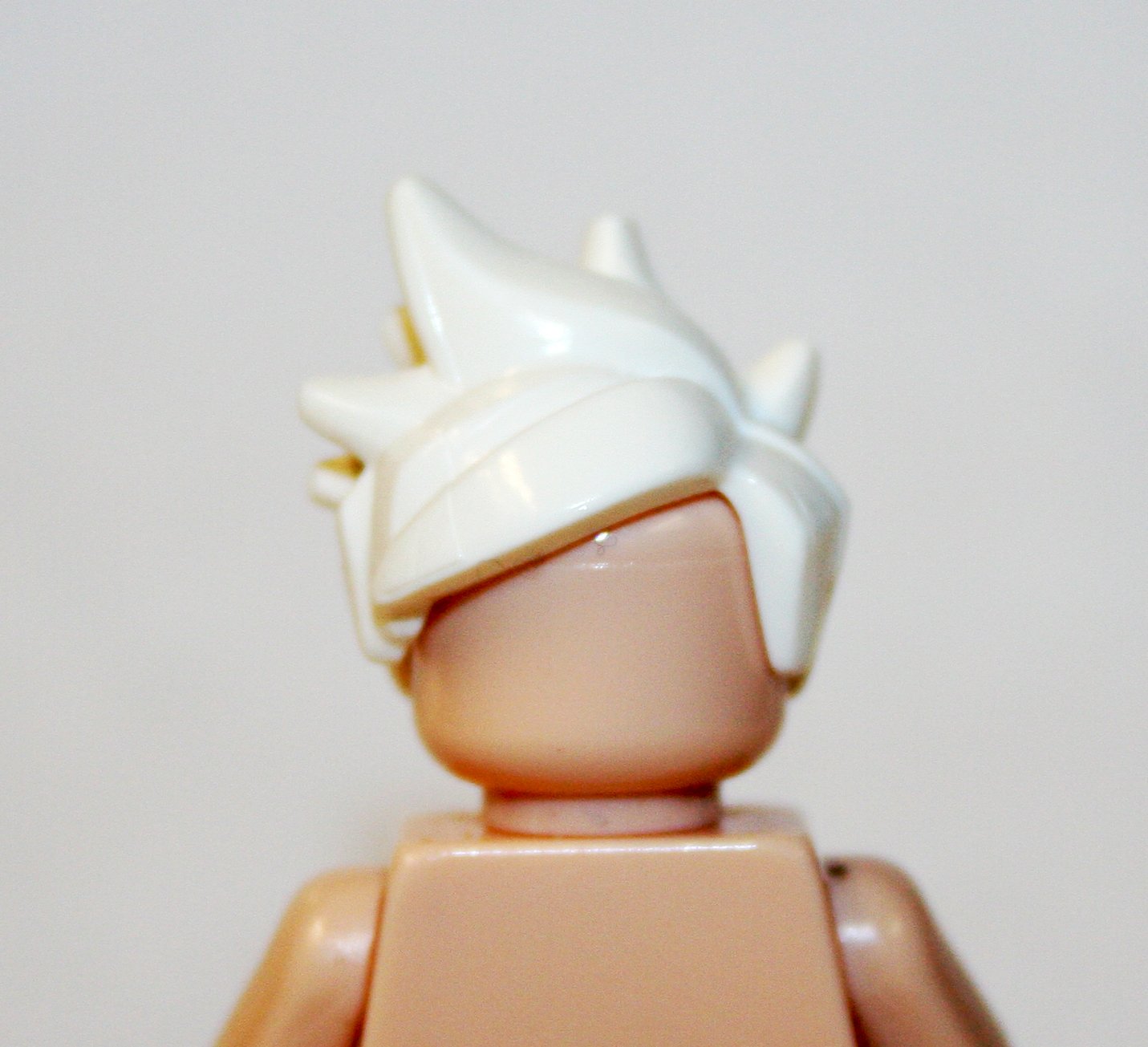 White Spike  Hair for Minifigure