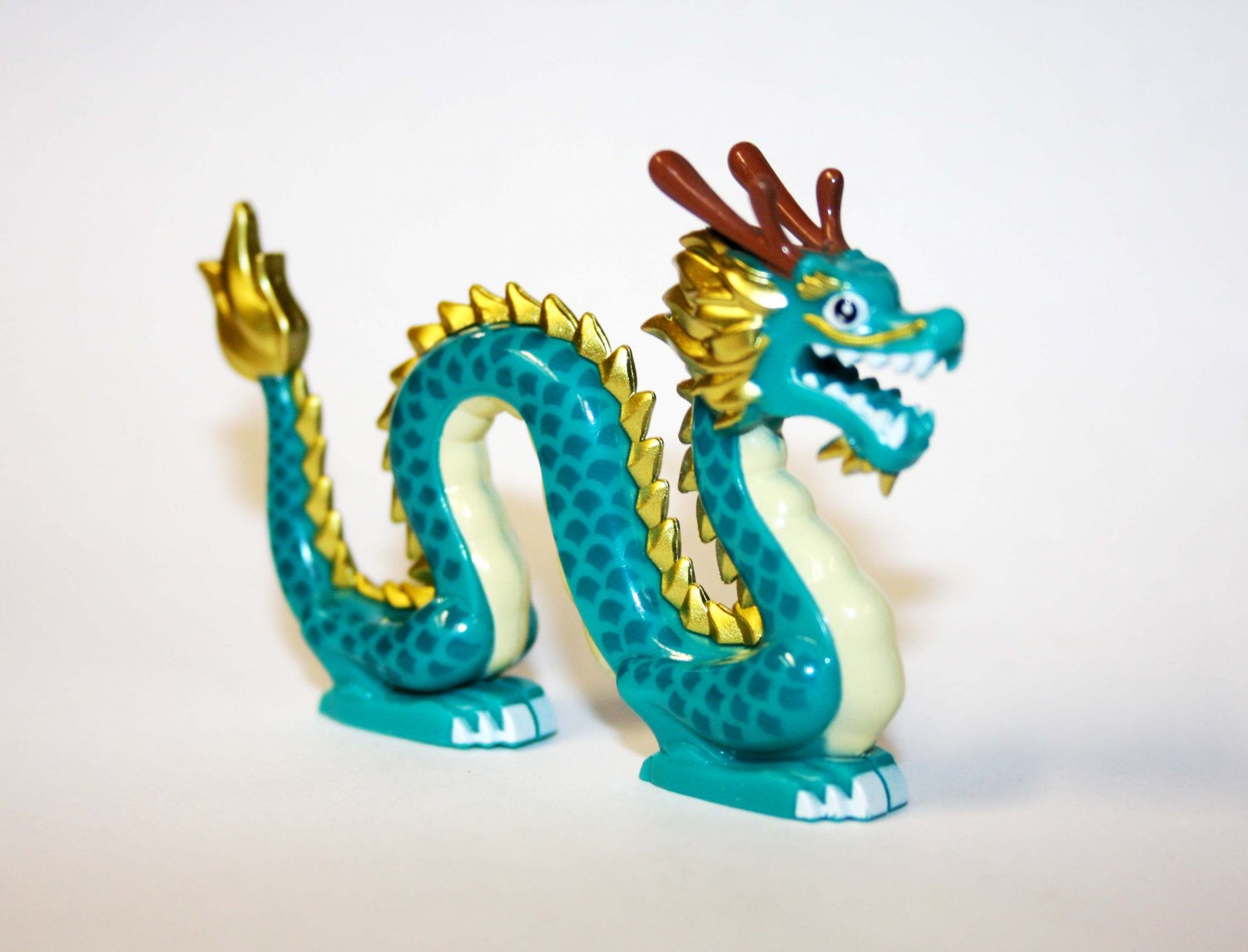 Green Chinese Dragon Statue