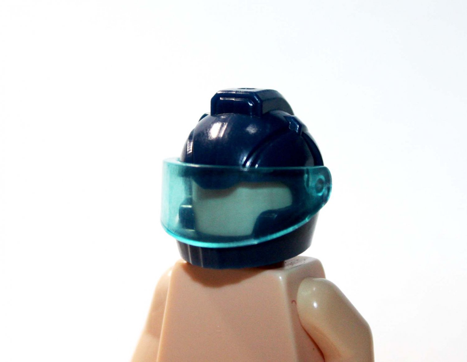 Space Helmet Blue Sci-Fi for minifigure