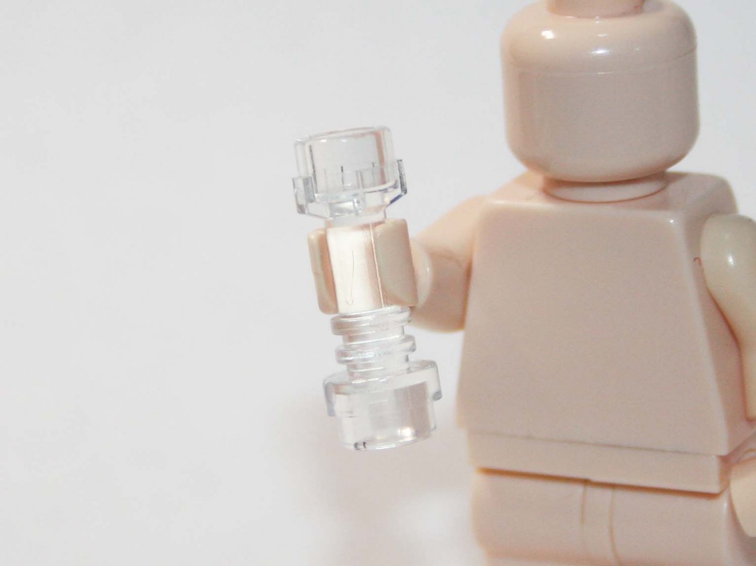 Clear Lightsaber  Base Jedi Sith  Star wars for minifigure