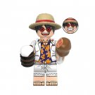 Monkey D Luffy White One Piece  Cartoon TV Show Anime Minifigure