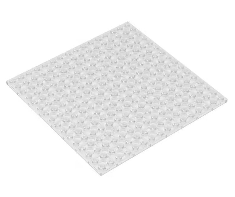 16X16 base plate Clear Ice building parts DIY