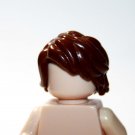 Brown Medium Messy Hair for Minifigure