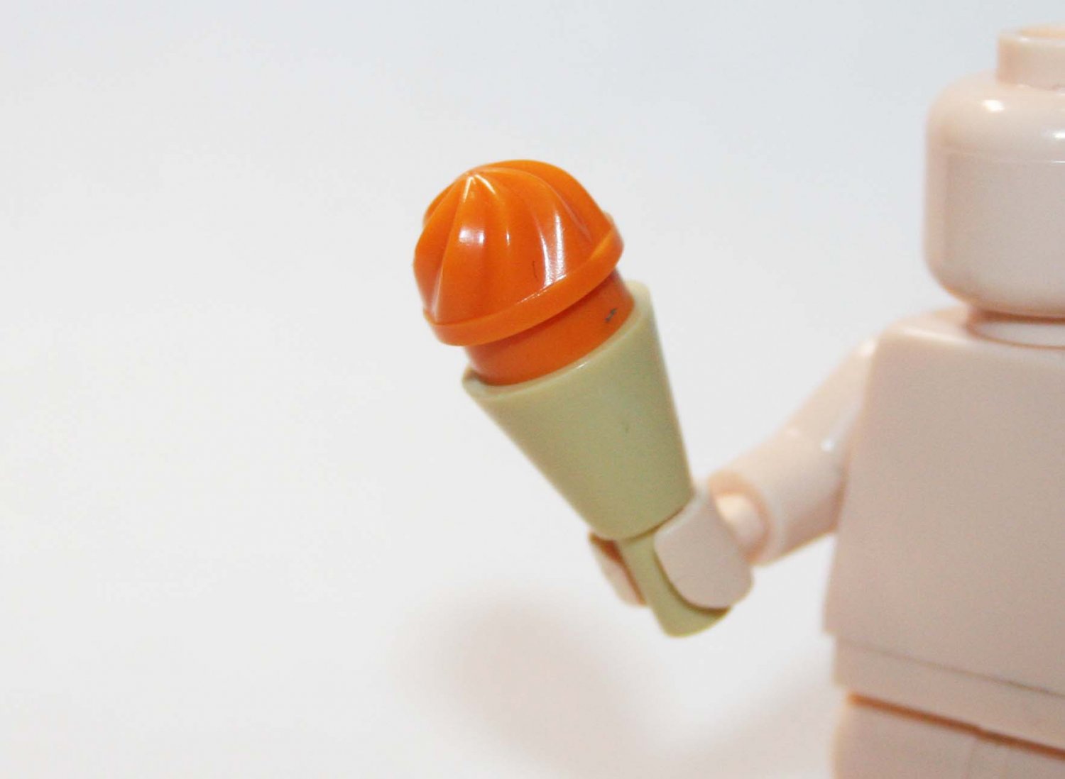 Orange Ice Cream Cone desert  Food
