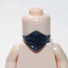 Dark Blue Face Scarf for Minifigure