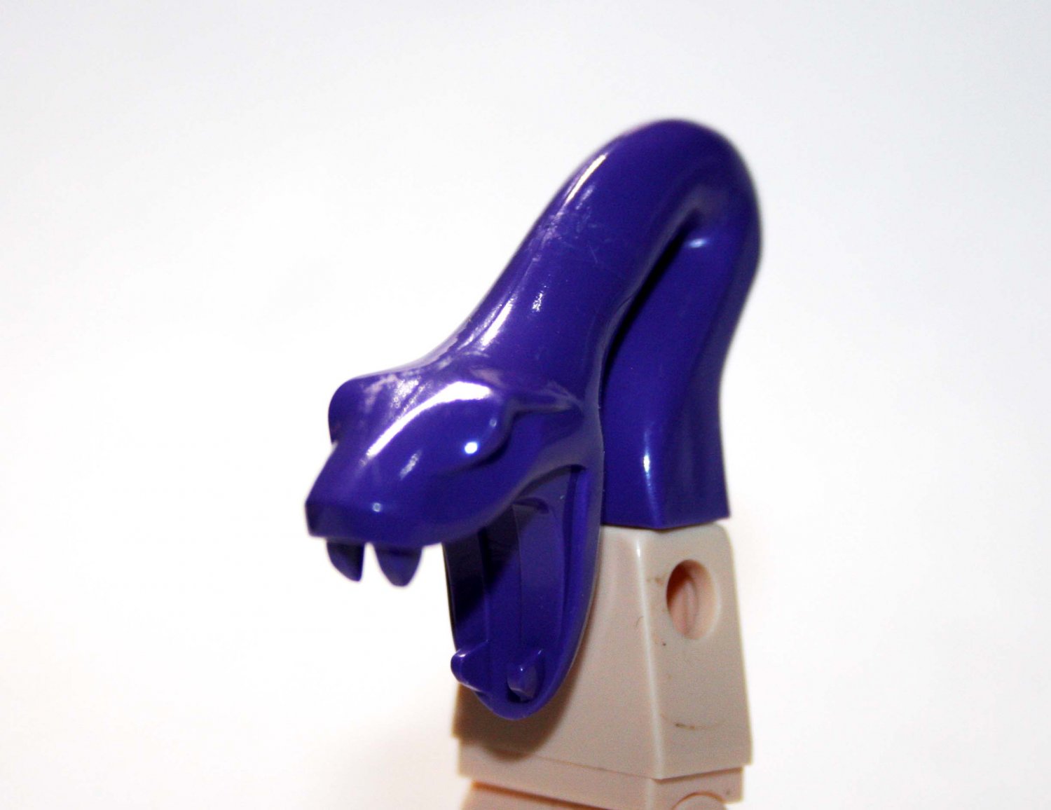 Snake Head for Minifigures  Purple