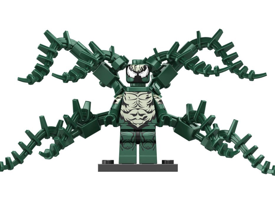 Lasher Venom  Marvel Spider-Man Dark Green Minifigure