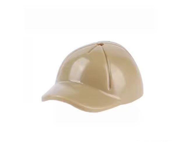 Baseball Cap hat Tan for minifigure