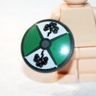Celtic Green Round Viking Shield for Knight Minifigure