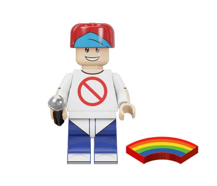 Rainbow Friends Player Child Video Game Minifigure