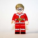 Holiday Boy with glasses Santa Claus Christmas  Minifigure