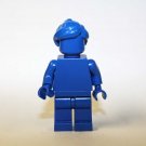 Blue blank plain with hair Minifigure