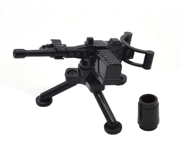 Belt Fed Machine Gun on tripod Weapon military Gun B - Army War
