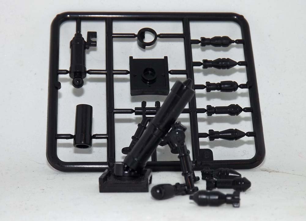 Two WW2 Military Mortar Weapon sets  - Gun Set Army War