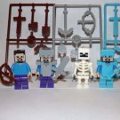 Minecraft game Minifigure set of 6