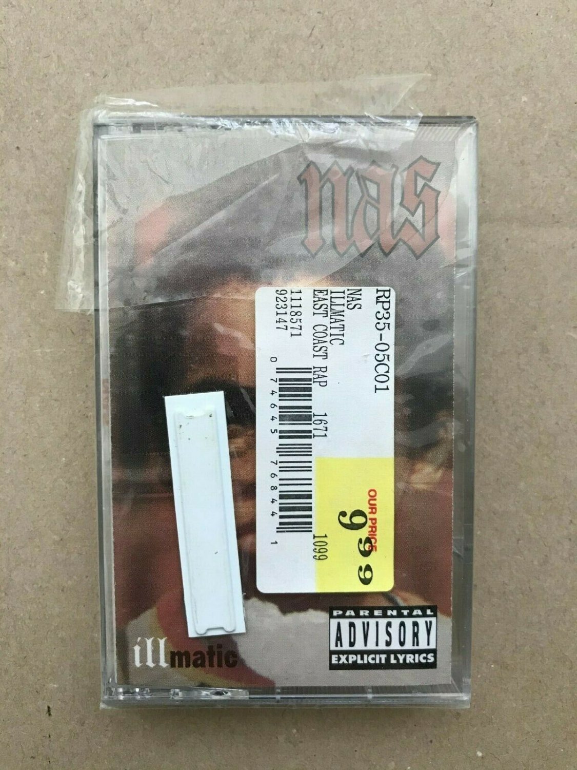 SEALED, Nas &acirc;��&acirc;�� Illmatic CT 57684, security strip, tear on orig. shrink, US, 1994