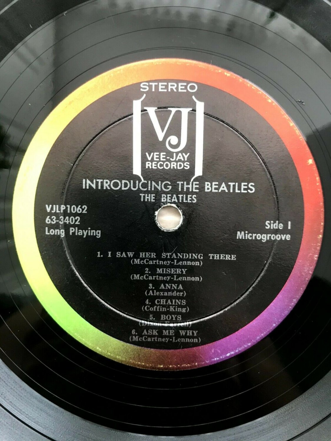 The Beatles - Introducing, STEREO, Version 2, American Record pressing, US, 1964