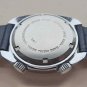 Vintage MEMOCALL wrist alarm-watch, chrome, Switzerland, 1970's, blue dial, RARE