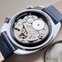 Vintage MEMOCALL wrist alarm-watch, chrome, Switzerland, 1970's, blue dial, RARE