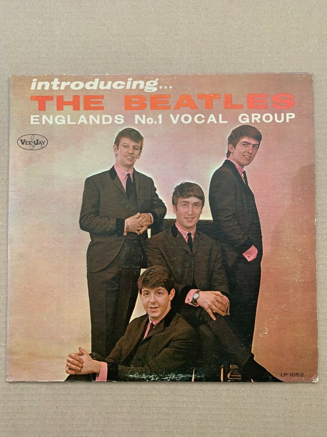 The Beatles - Introducing VJLP 1062, Monarch pressing, "45" size label, US, 1964