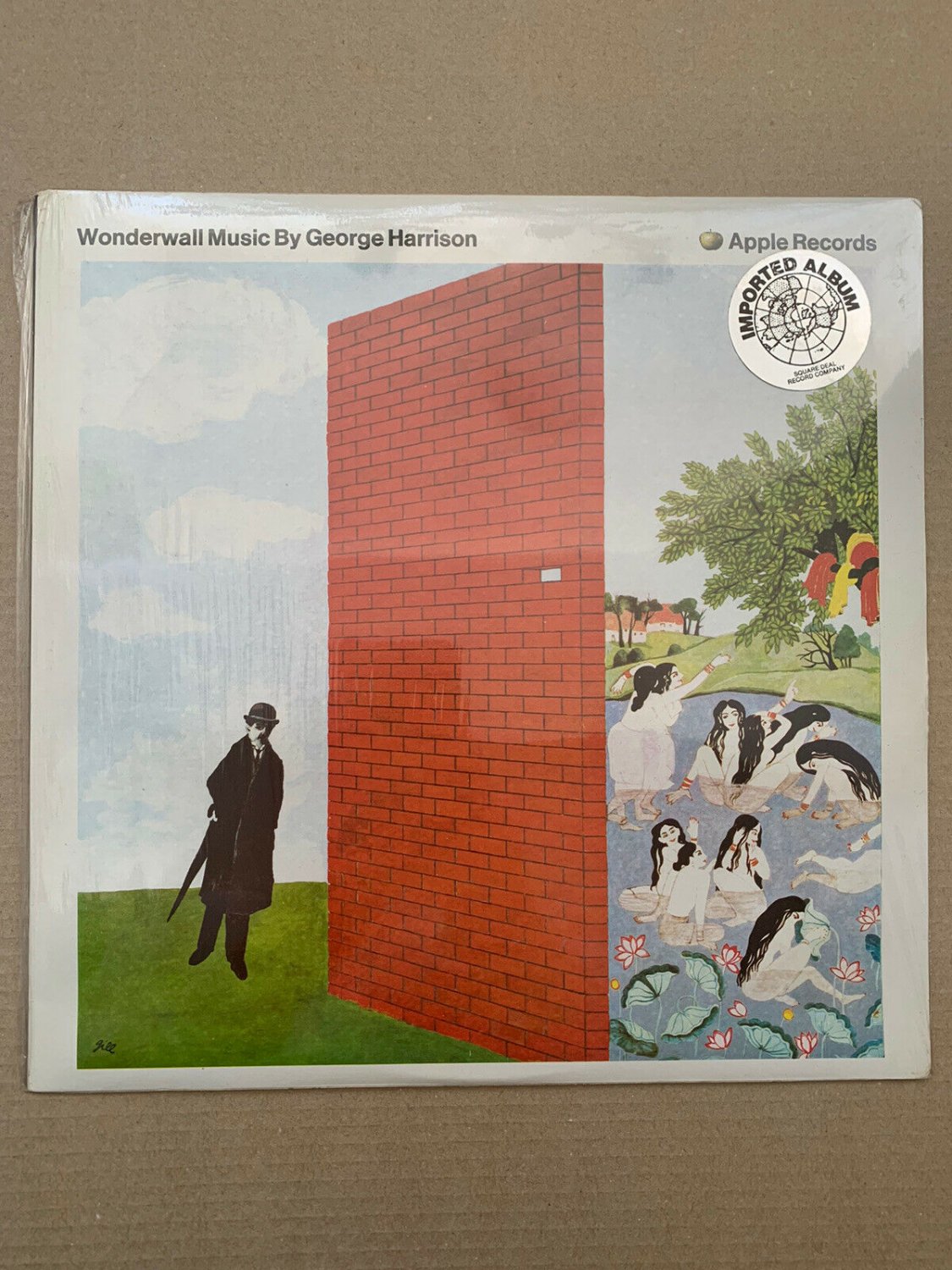 SEALED, George Harrison &acirc;��&acirc;�� Wonderwall Music SAPCOR 1, Stereo, Sticker, UK, 1968