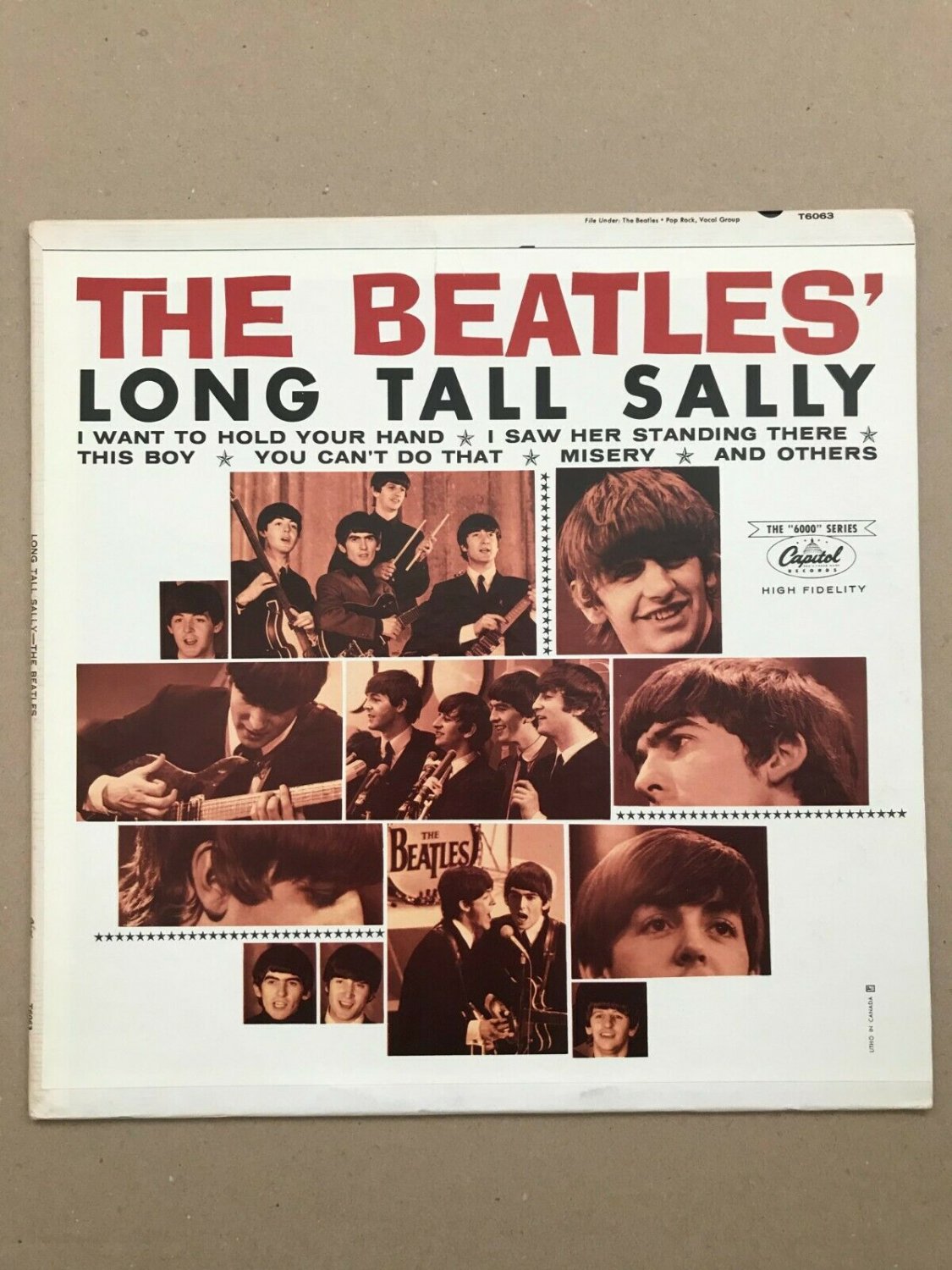 The Beatles &acirc;�� Long Tall Sally T6063, Mono, Red Target Labels, Canada, 1971, RARE