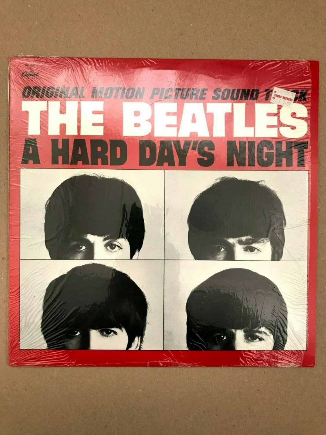 The Beatles &acirc;��&acirc;�� A Hard Day's Night SW-11921, Reissue, Original Shrink, US, 1983