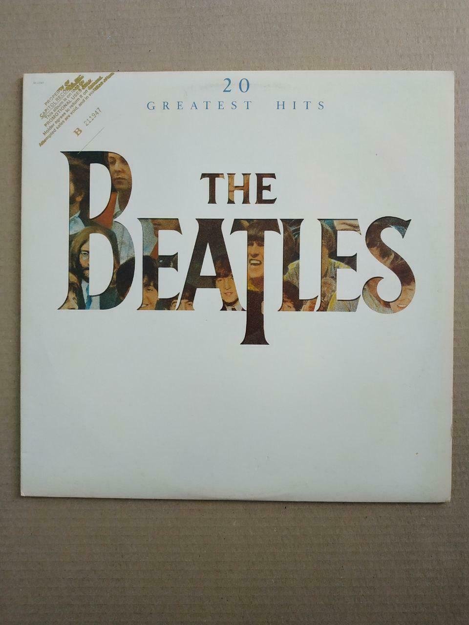 The Beatles &acirc;��&acirc;�� 20 Greatest Hits, SV-12245, LP, Gold Promo Stamp, Repress, 1982