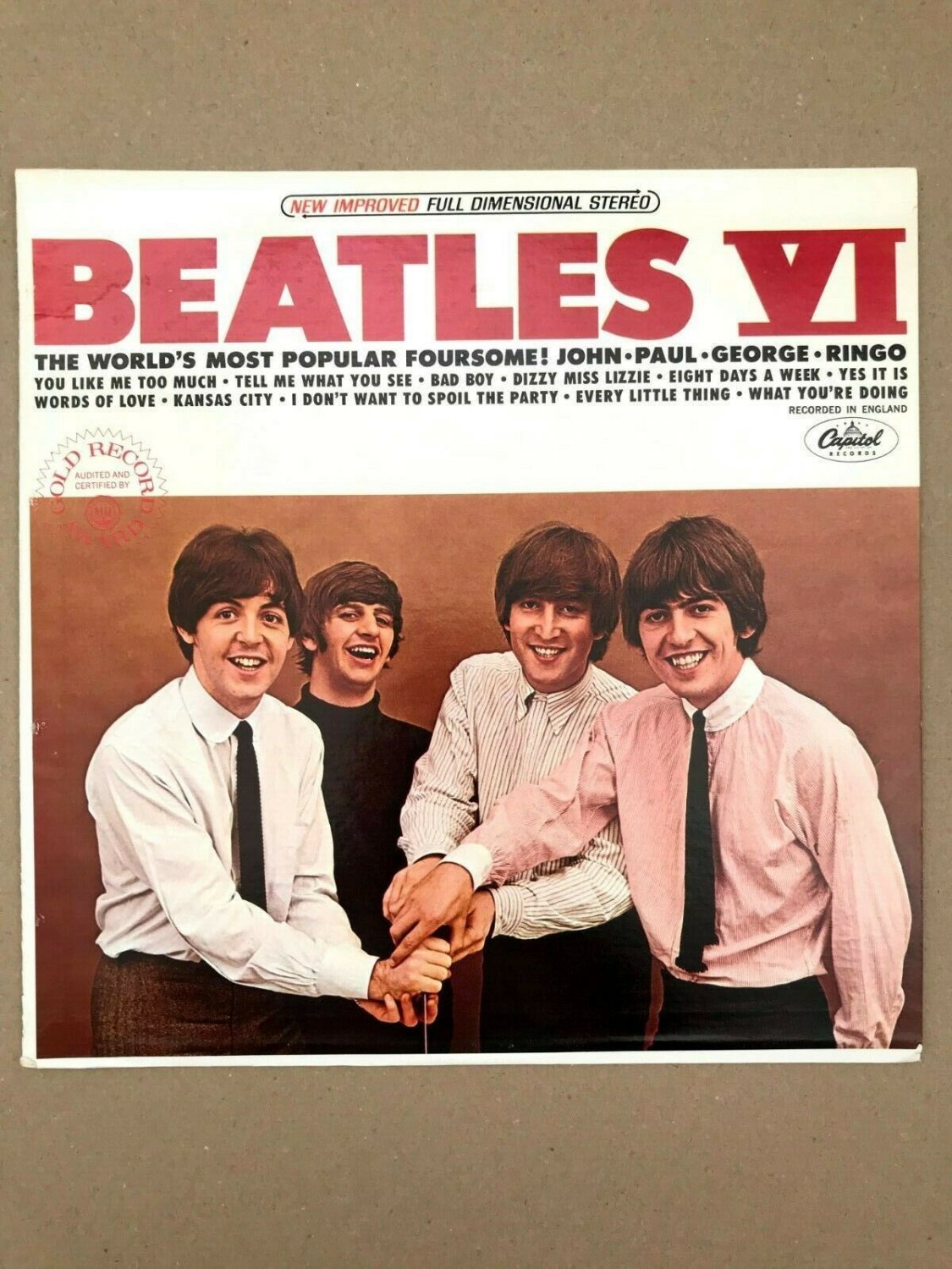 The Beatles &acirc;��&acirc;�� Beatles VI ST 2358, SRC, Reissue, US, 1986