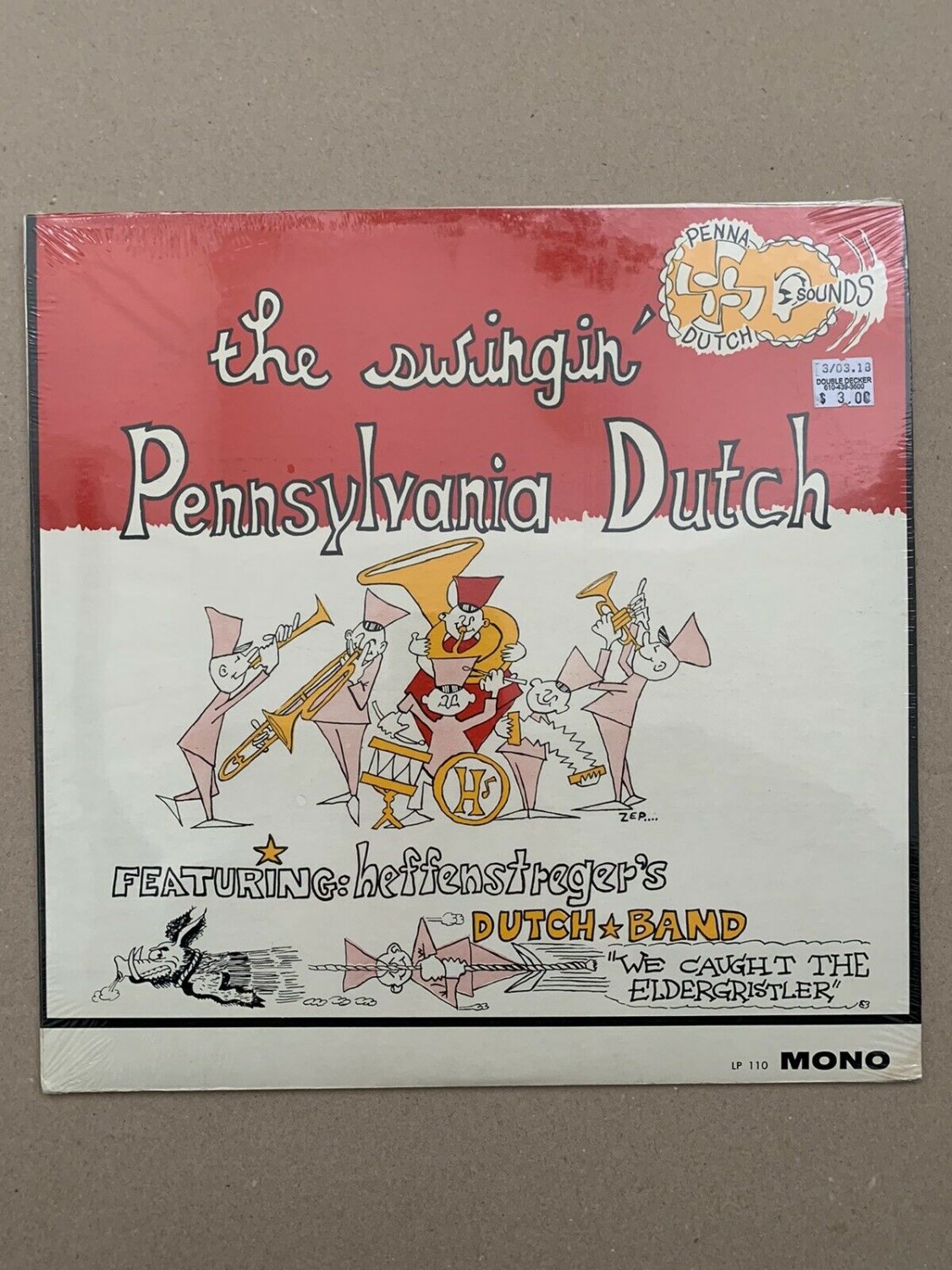 SEALED, The Swinging Pennsylvania Dutch - Penna. Dutch Sounds LP 110, Mono, US